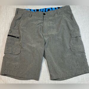 Iron CO men’s Gray Performance Cargo Shorts